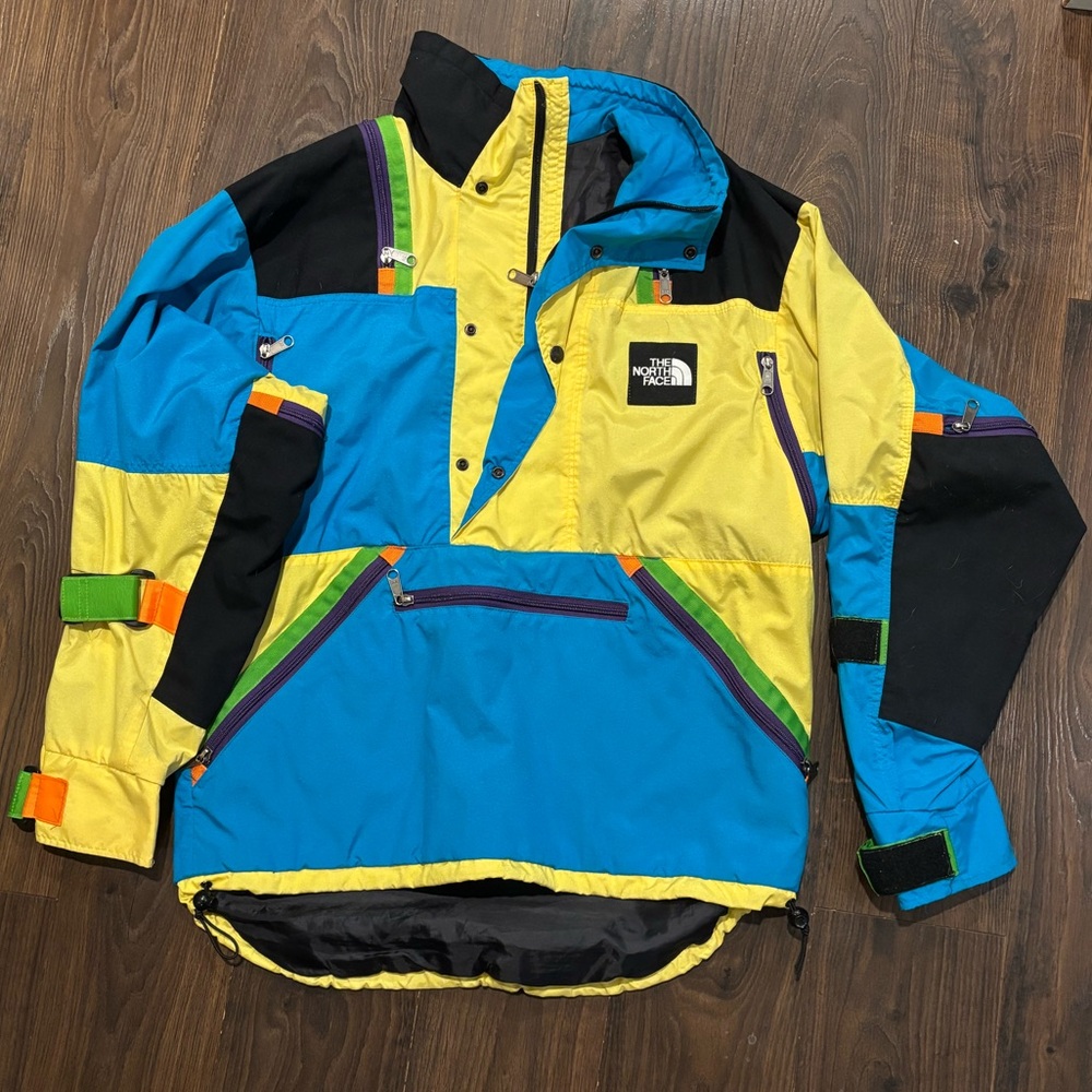 Vintage 90s North Face Colorblock Mountain Ski Jacket